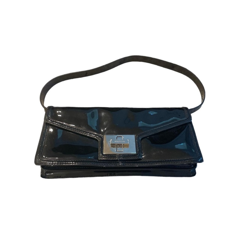 Y2K Black Patent Shoulder Bag | BCBG Girls | Glossy Mini Purse